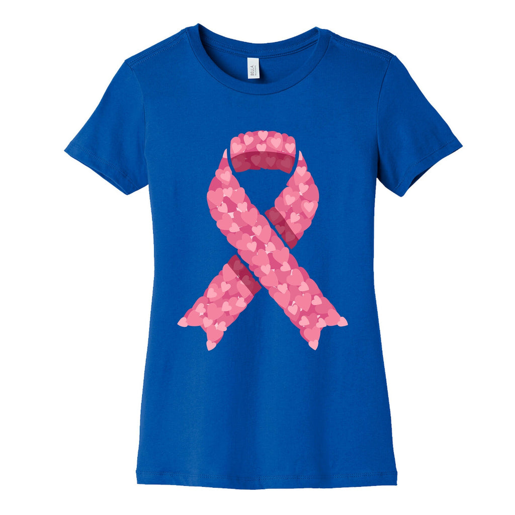 Pink Ribbon Womens Cotton Tee Unisex
