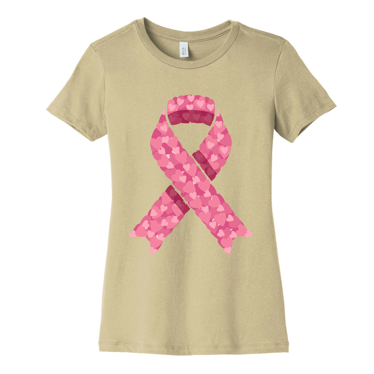 Pink Ribbon Womens Cotton Tee Unisex