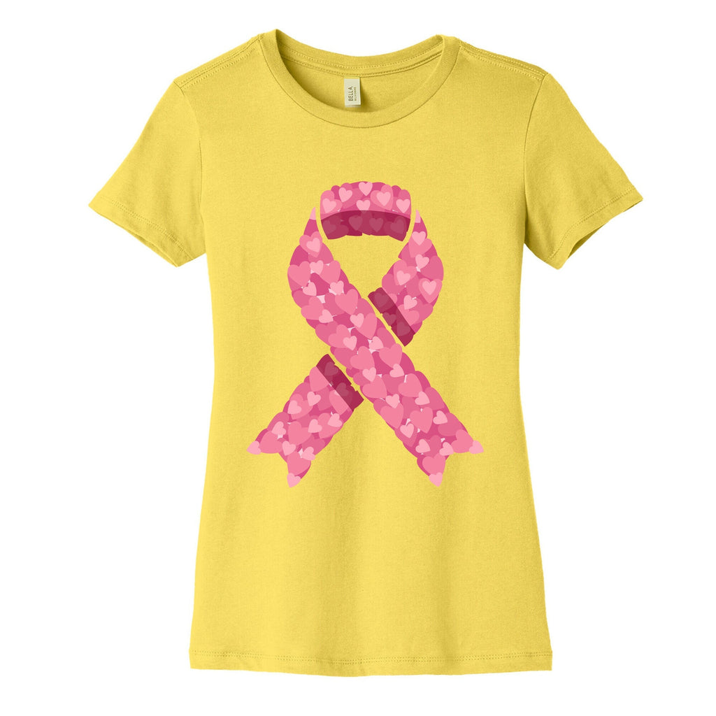 Pink Ribbon Womens Cotton Tee Unisex