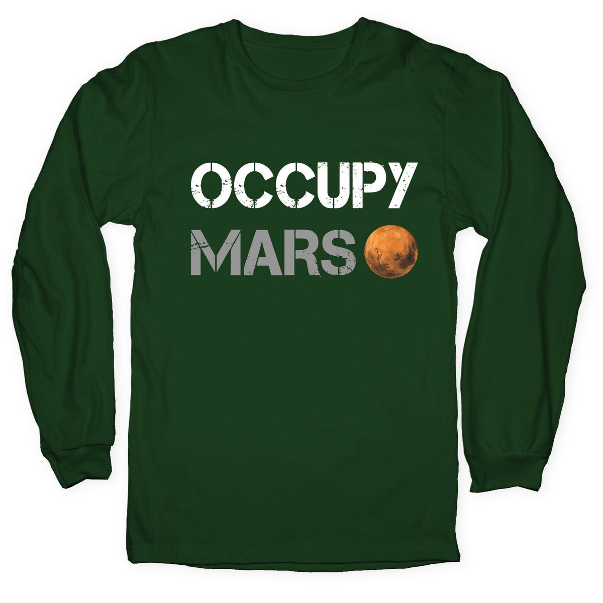 Occupy Mars Longsleeve Tee Unisex