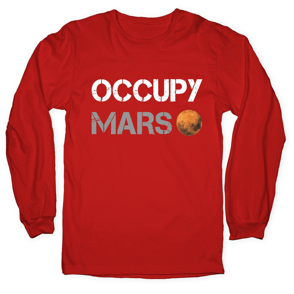 Occupy Mars Longsleeve Tee Unisex