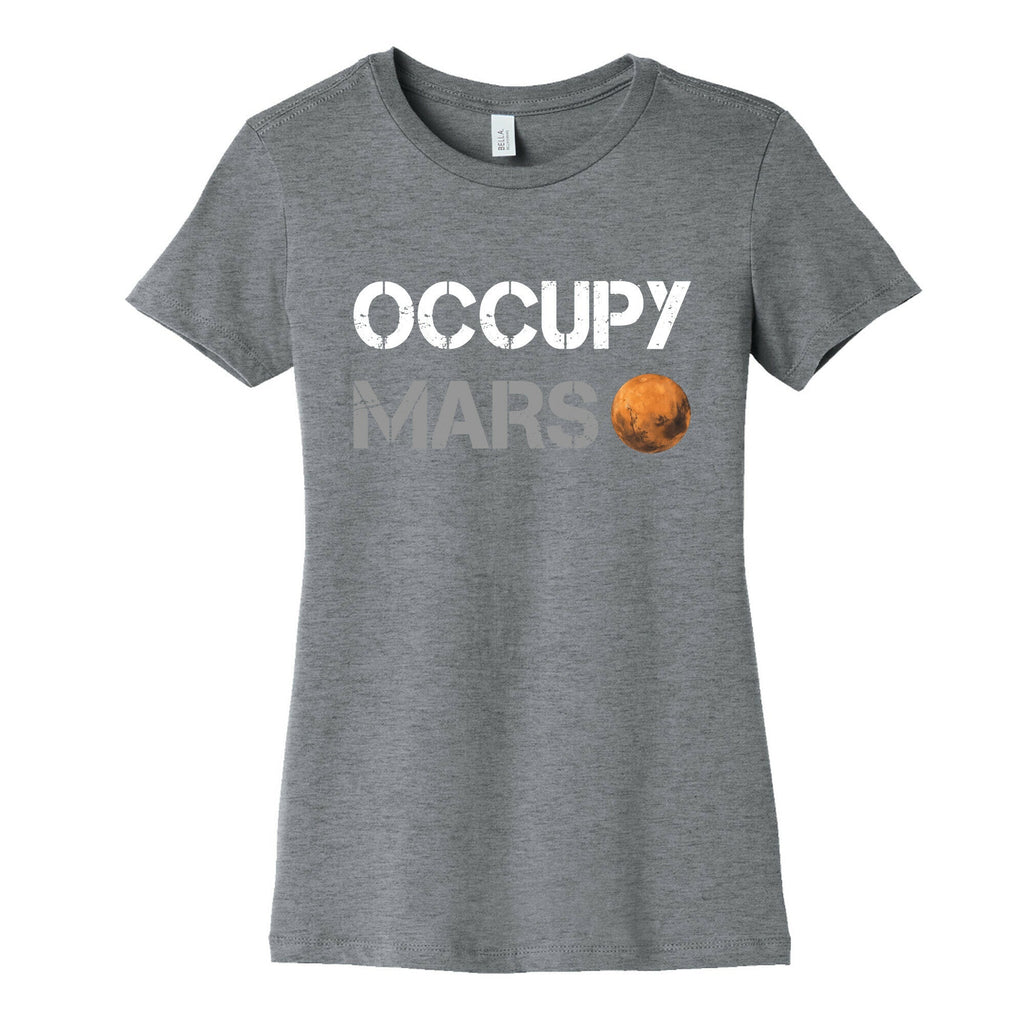 Occupy Mars Womens Cotton Tee Unisex