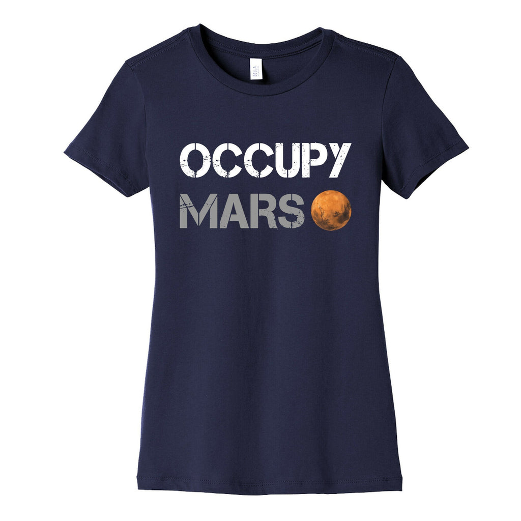 Occupy Mars Womens Cotton Tee Unisex