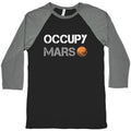 Occupy Mars Baseball Tee Unisex