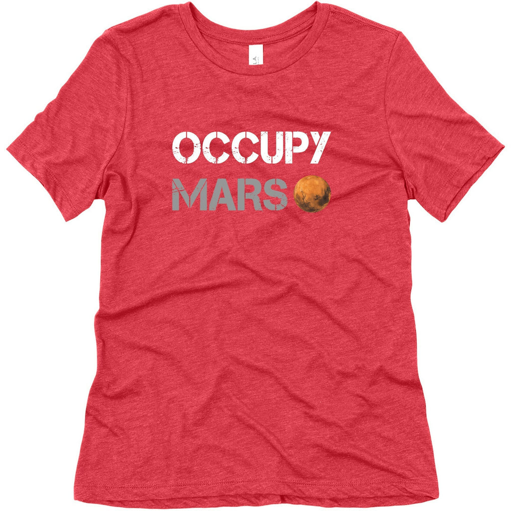 Occupy Mars Womens Triblend Tee Unisex