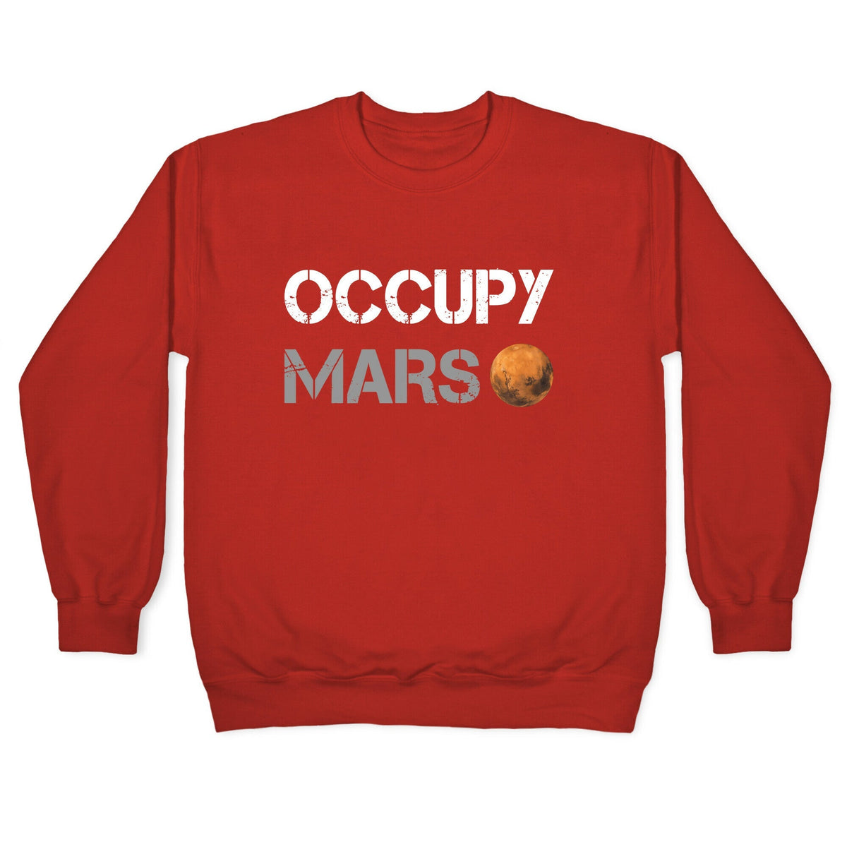 Occupy Mars Crewneck Unisex