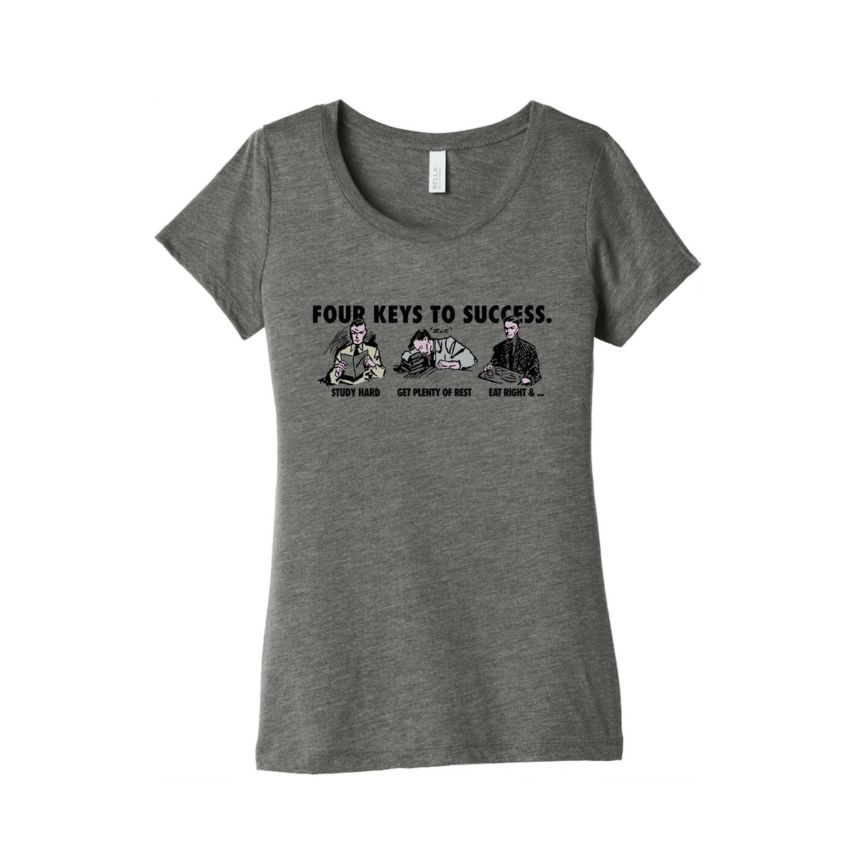 Four Keys to Success Womens Triblend Tee Unisex