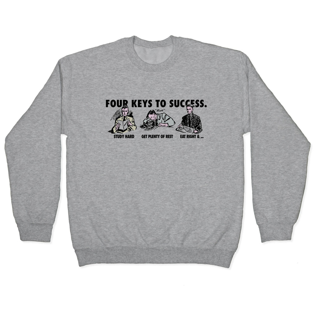Four Keys to Success Crewneck Unisex