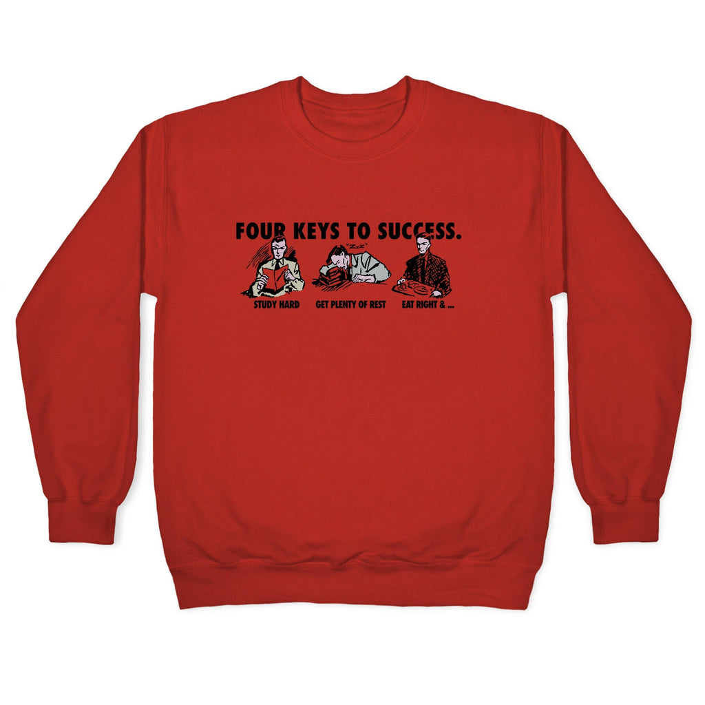 Four Keys to Success Crewneck Unisex