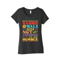 Harris Walz Not Aspiring To Be Humble Womens Triblend Tee Unisex