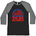 Not Aspiring To Be Humble Harris Walz Baseball Tee Unisex