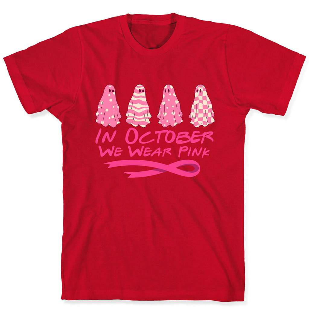 Ghost October Breast Cancer Awareness Unisex