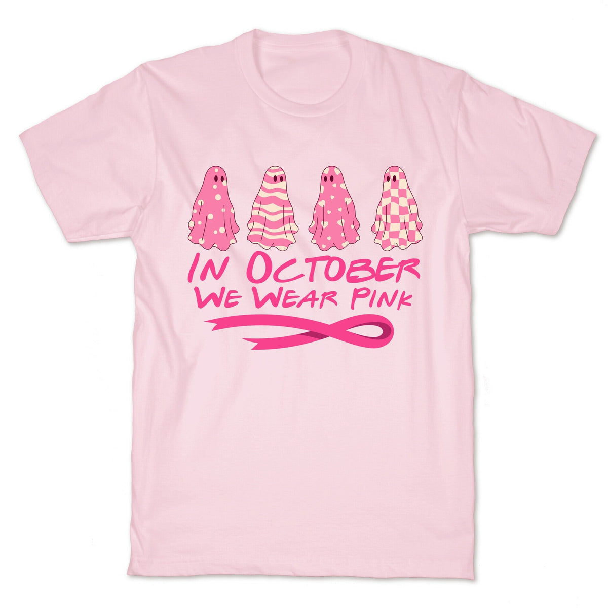 Ghost October Breast Cancer Awareness Unisex