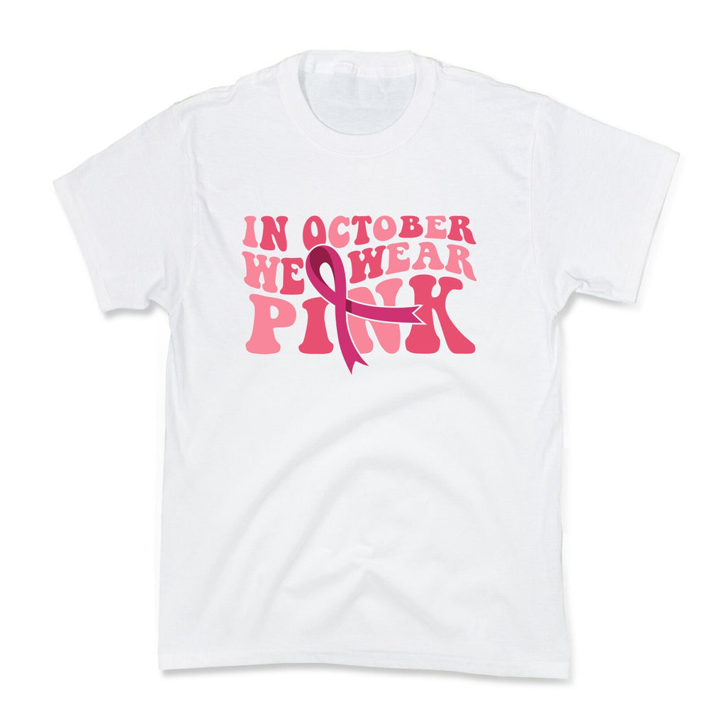 Pink Ribbon Breast Cancer Awareness Kids Tee Unisex