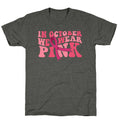 Pink Ribbon Breast Cancer Awareness Unisex Triblend Tee Unisex