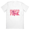 Pink Ribbon Breast Cancer Awareness V-Neck Unisex