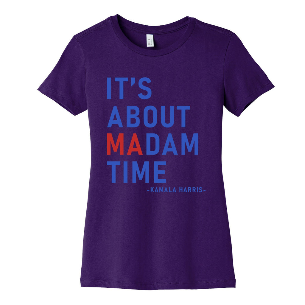 Its About Madam Time Kamala Womens Cotton Tee Unisex