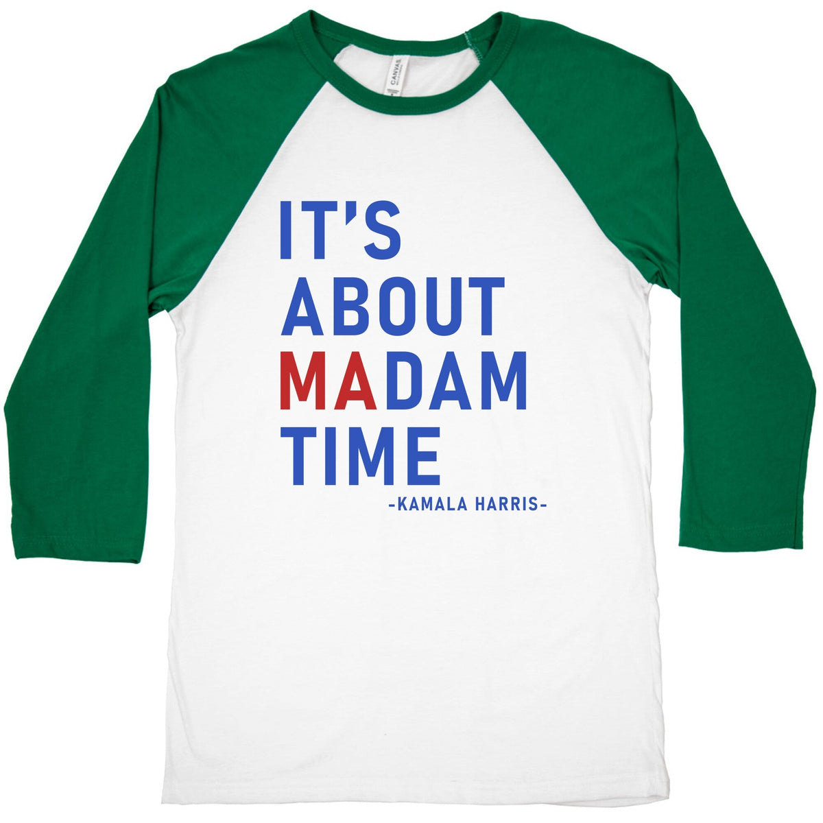 Its About Madam Time Kamala Baseball Tee Unisex