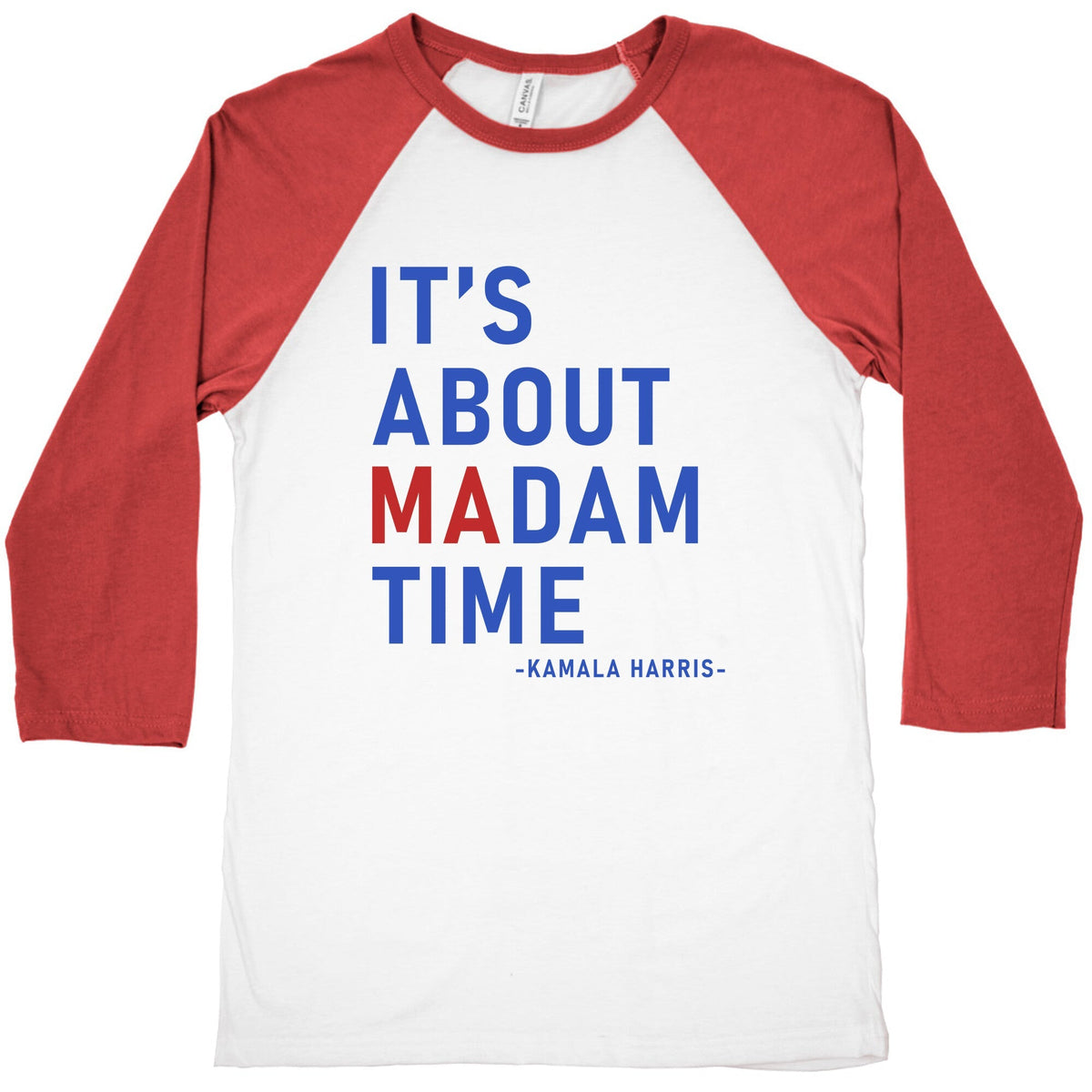 Its About Madam Time Kamala Baseball Tee Unisex
