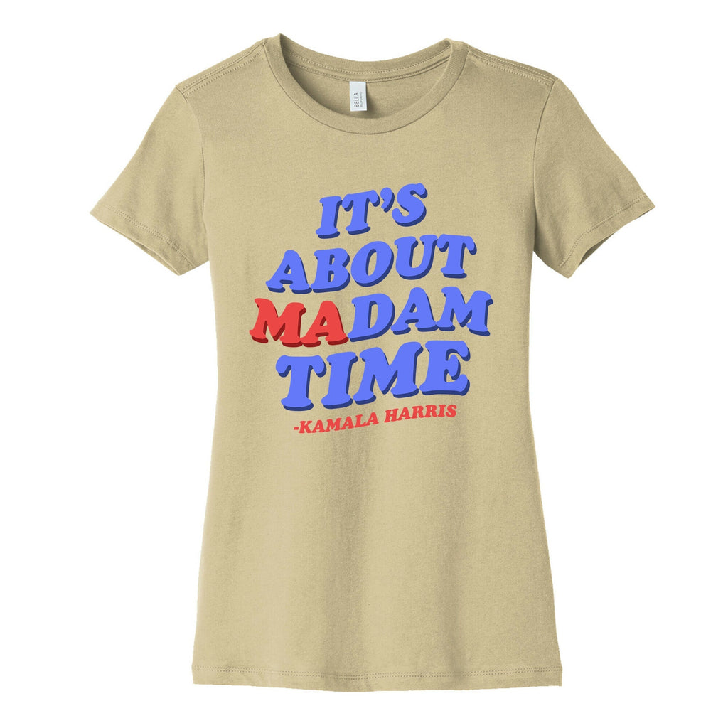 Its About Madam Time Harris Womens Cotton Tee Unisex