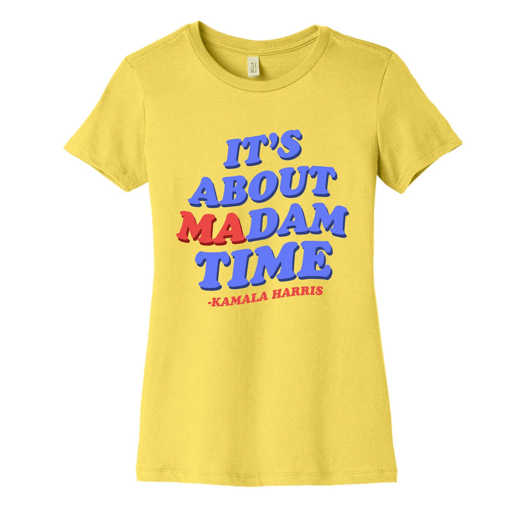 Its About Madam Time Harris Womens Cotton Tee Unisex