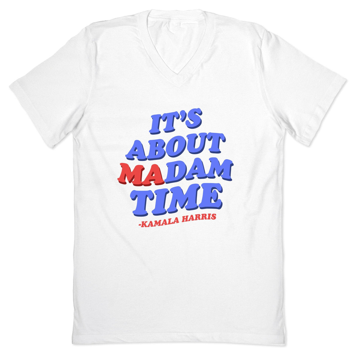 Its About Madam Time Harris V-Neck Unisex