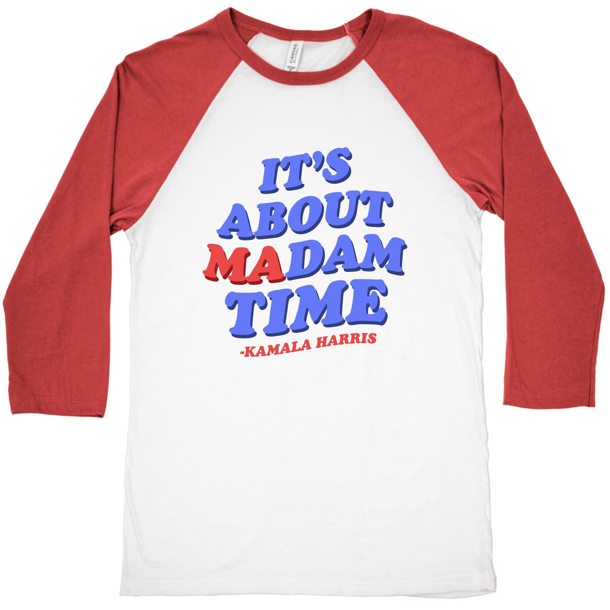 Its About Madam Time Harris Baseball Tee Unisex