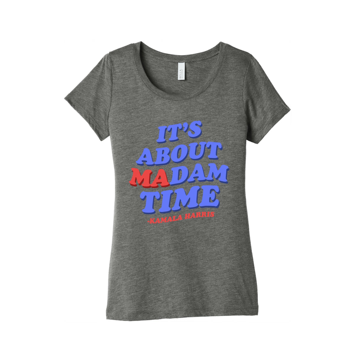 Its About Madam Time Harris Womens Triblend Tee Unisex