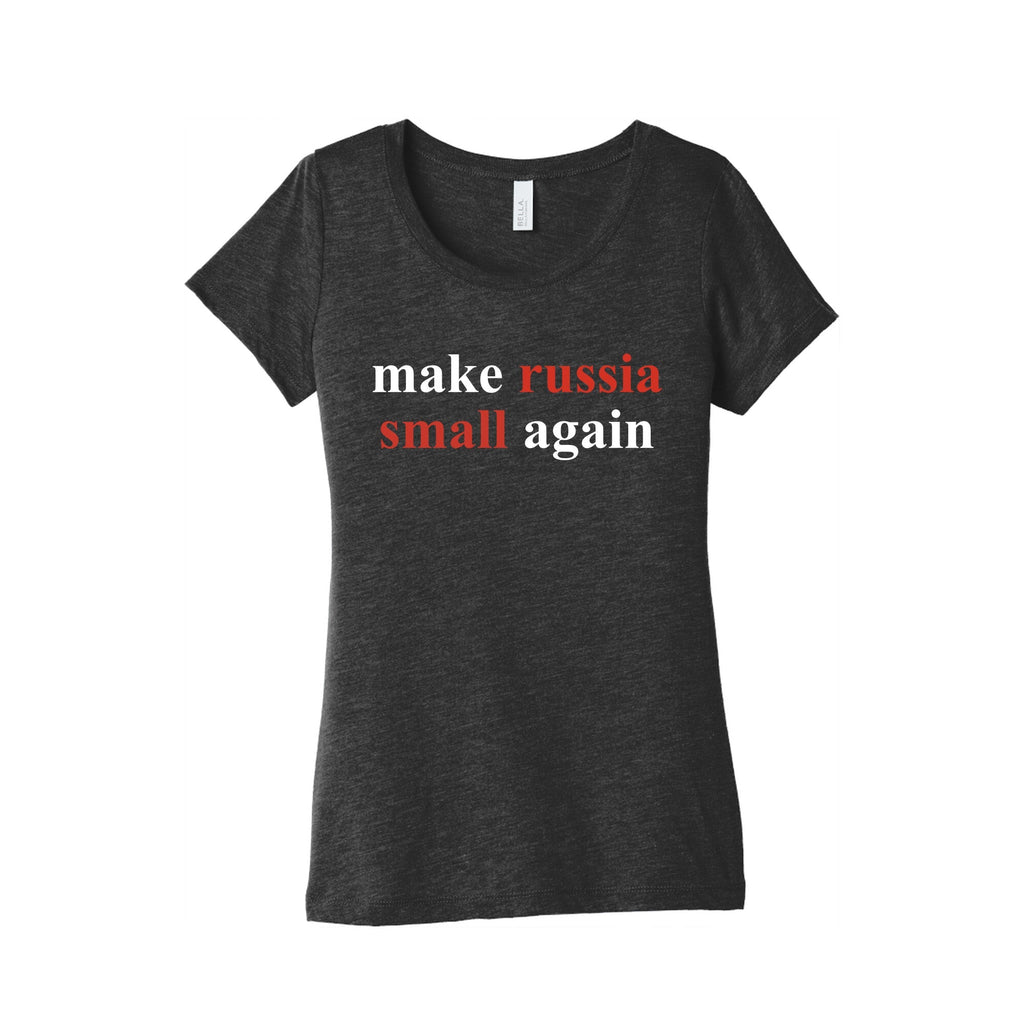 Make Russia Small Again Womens Triblend Tee Unisex