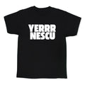 Yerrr Nescu White Text Kids Tee Unisex
