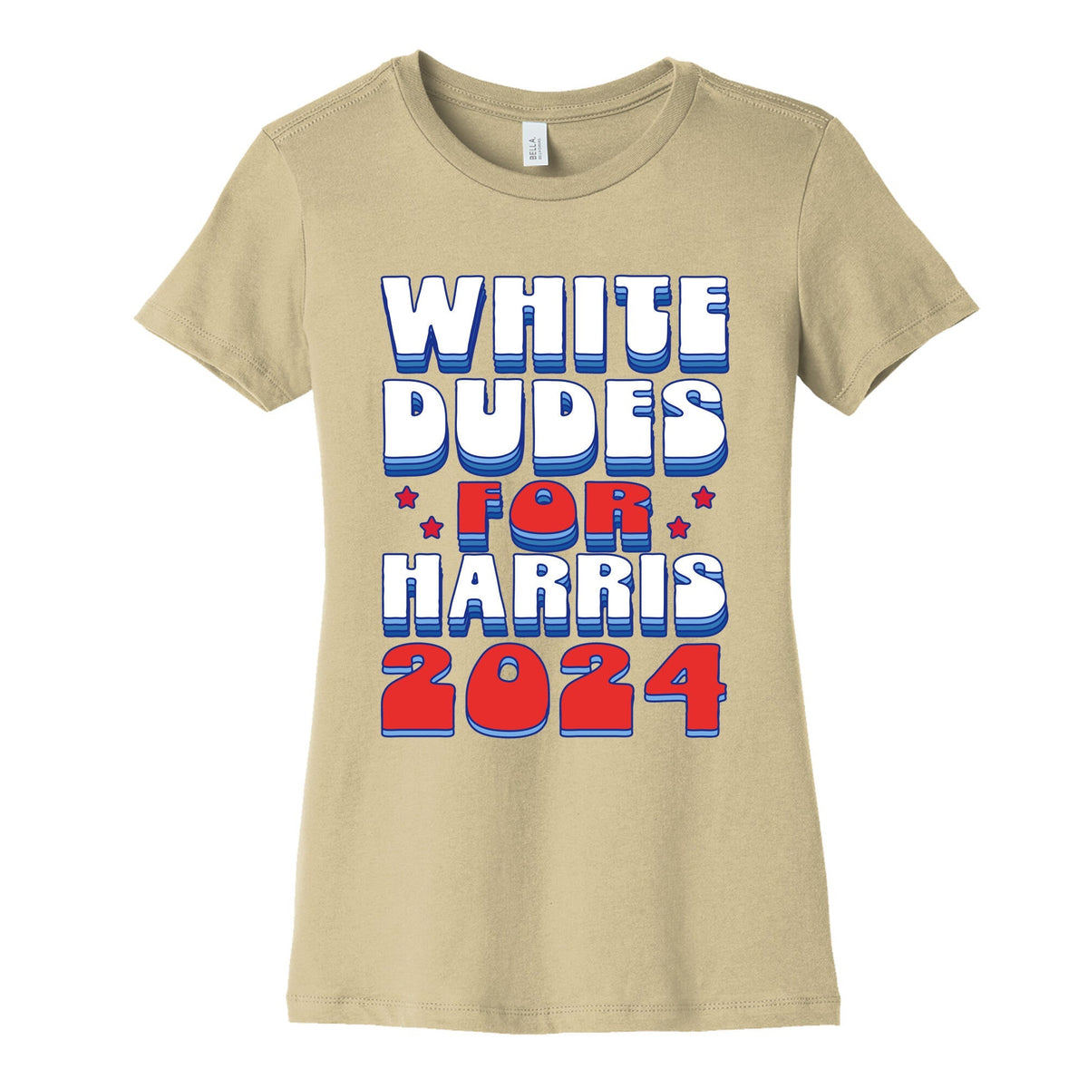 White Dudes for Harris Womens Cotton Tee Unisex
