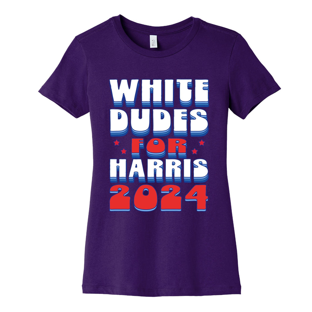 White Dudes for Harris Womens Cotton Tee Unisex