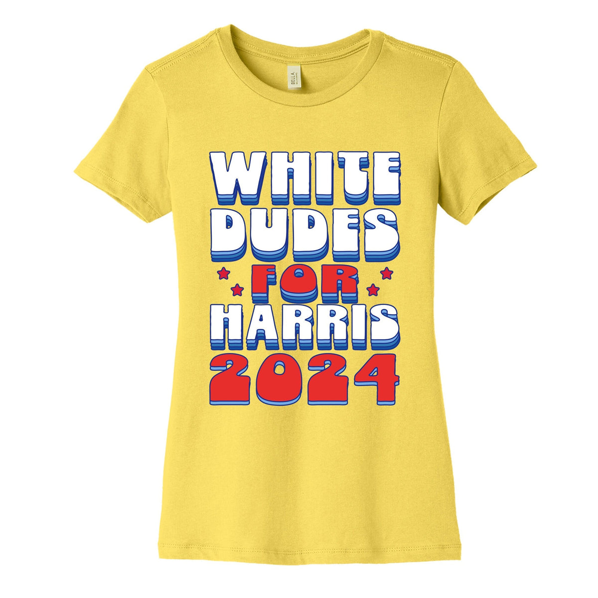 White Dudes for Harris Womens Cotton Tee Unisex