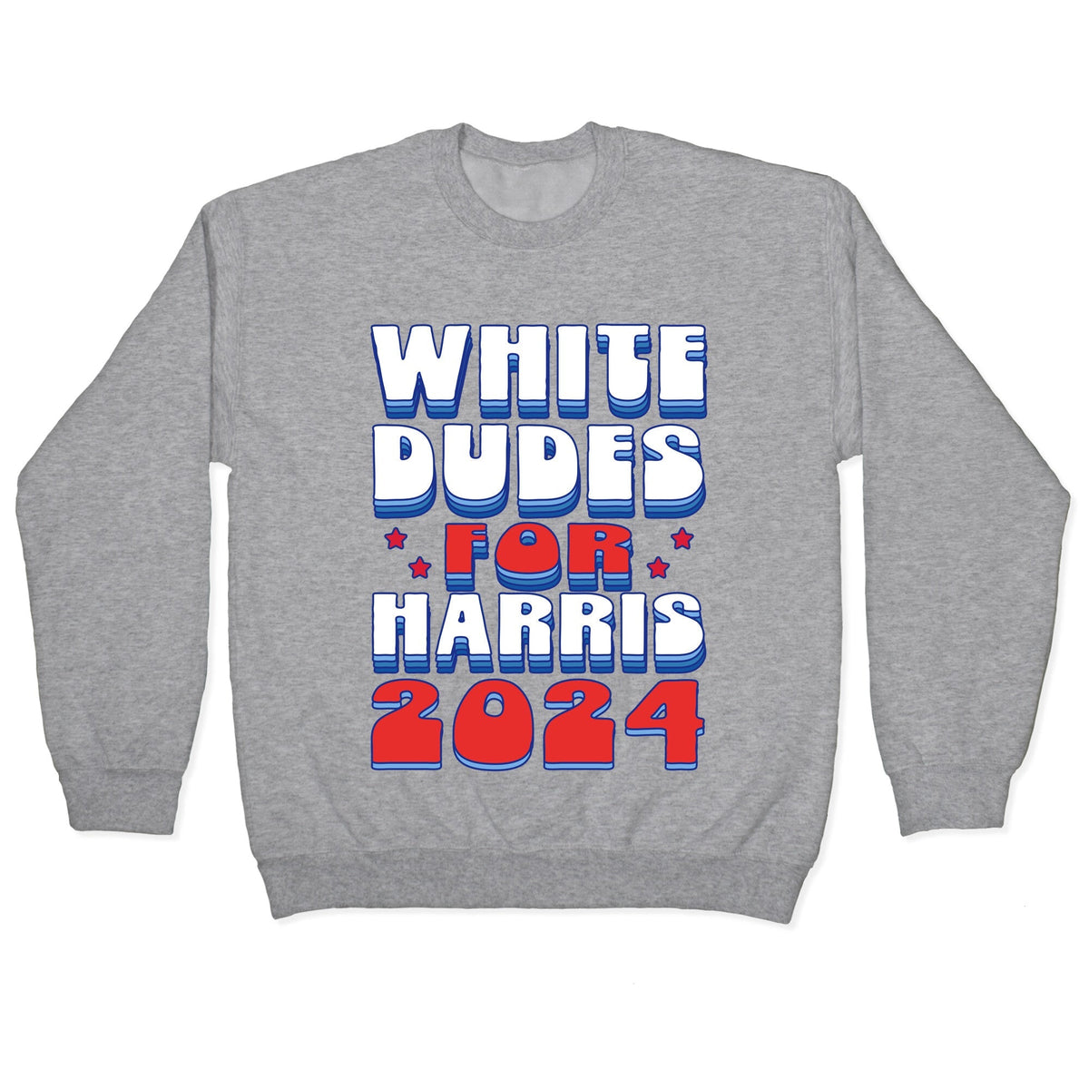 White Dudes for Harris Crewneck Unisex