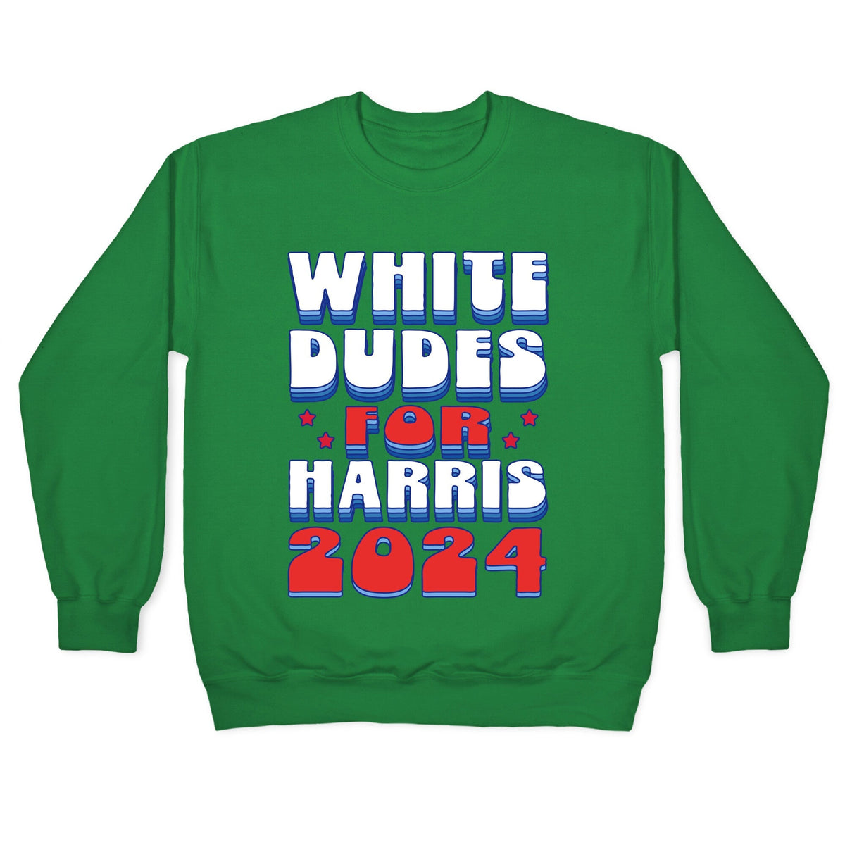 White Dudes for Harris Crewneck Unisex