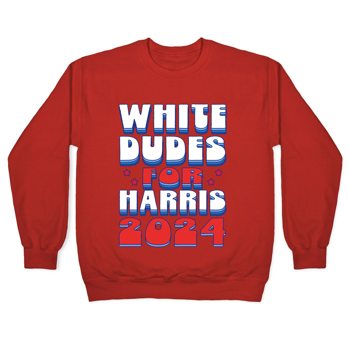 White Dudes for Harris Crewneck Unisex