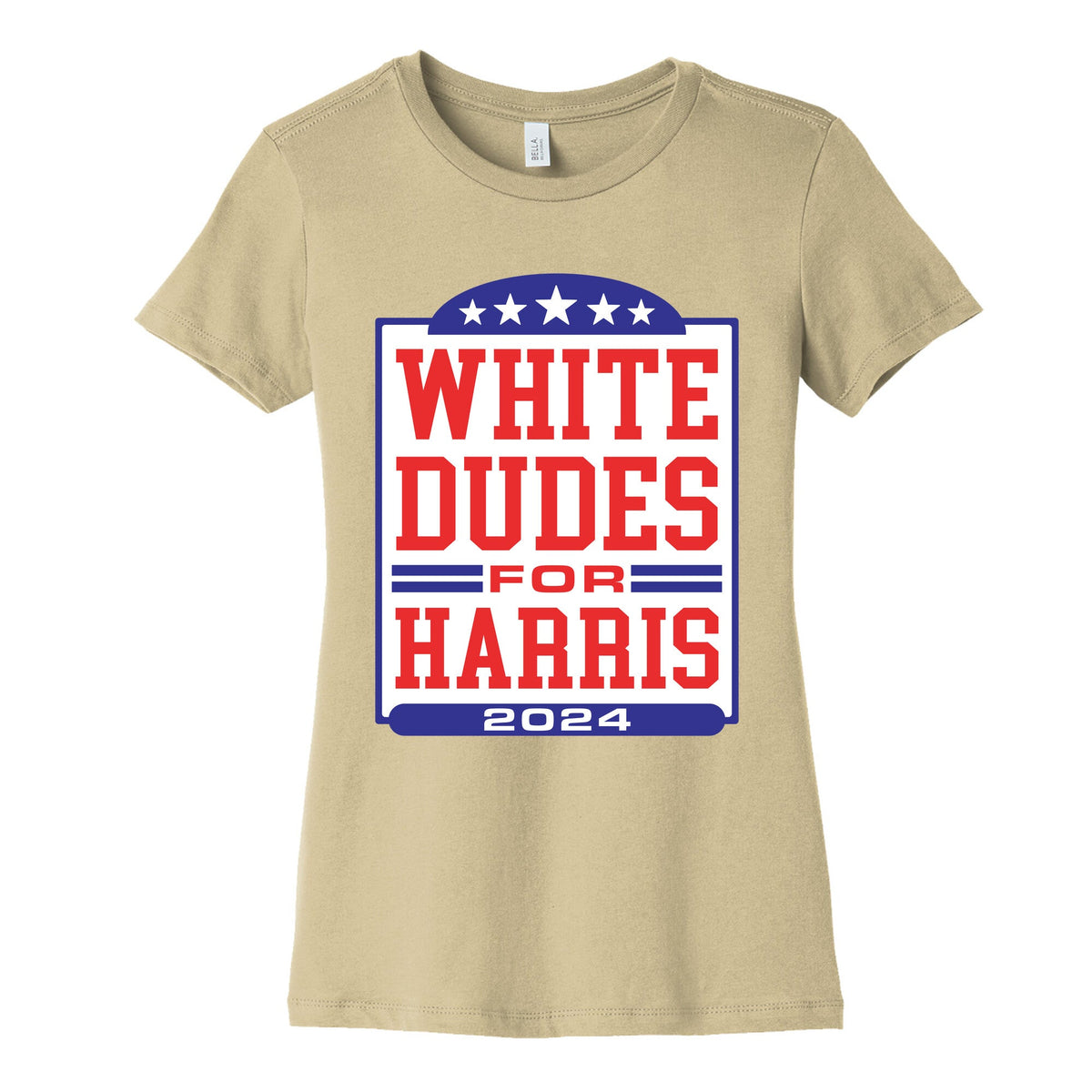 White Dudes for Harris 2024 Womens Cotton Tee Unisex