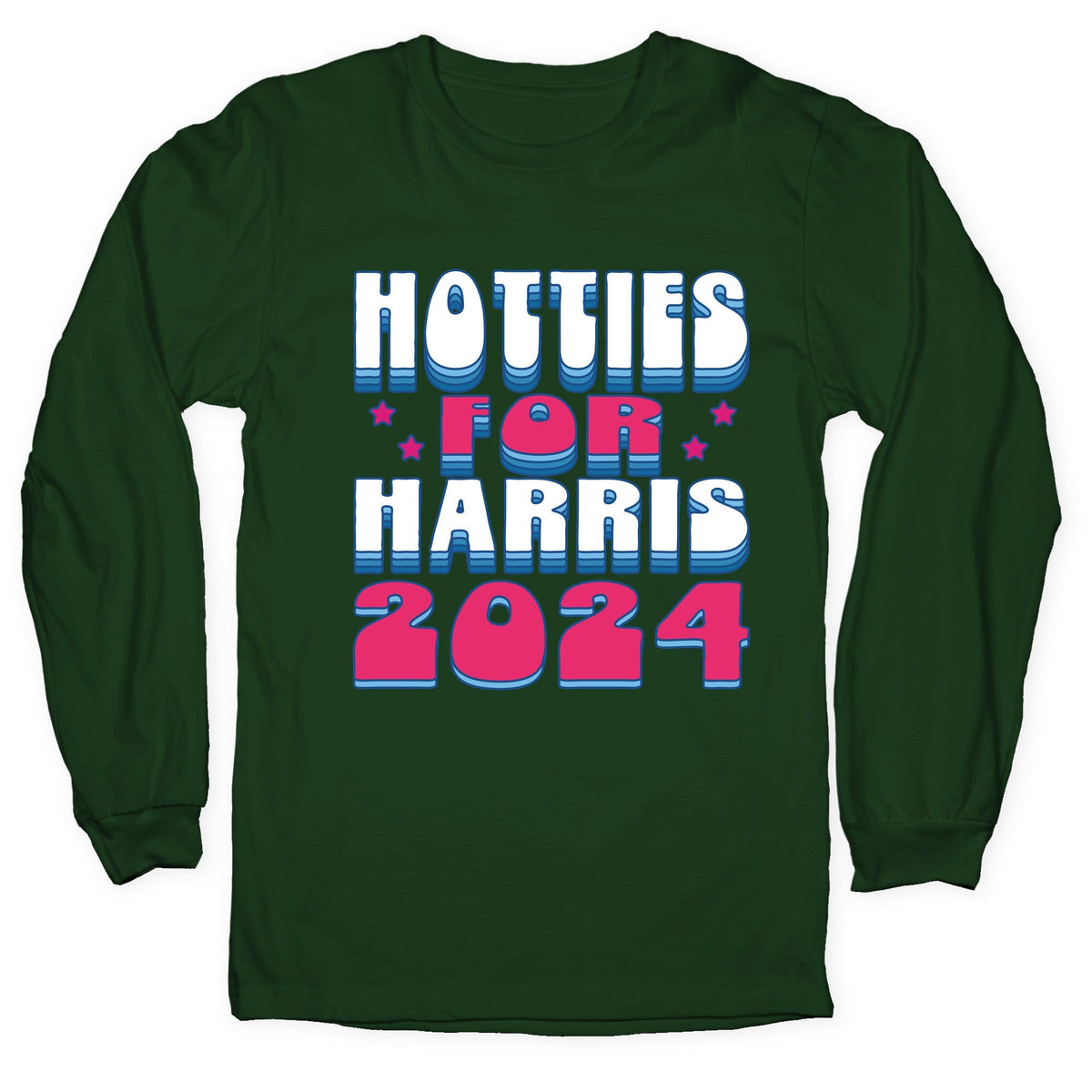 Hotties for Kamala Harris Longsleeve Tee Unisex