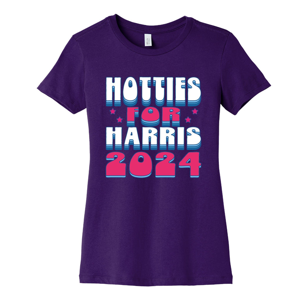 Hotties for Kamala Harris Womens Cotton Tee Unisex
