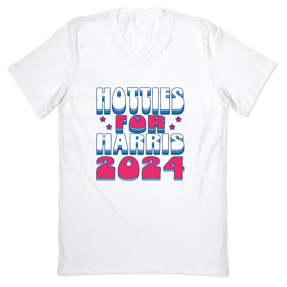 Hotties for Kamala Harris V-Neck Unisex