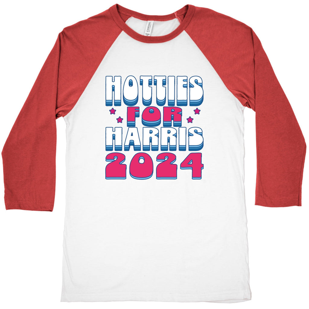 Hotties for Kamala Harris Baseball Tee Unisex