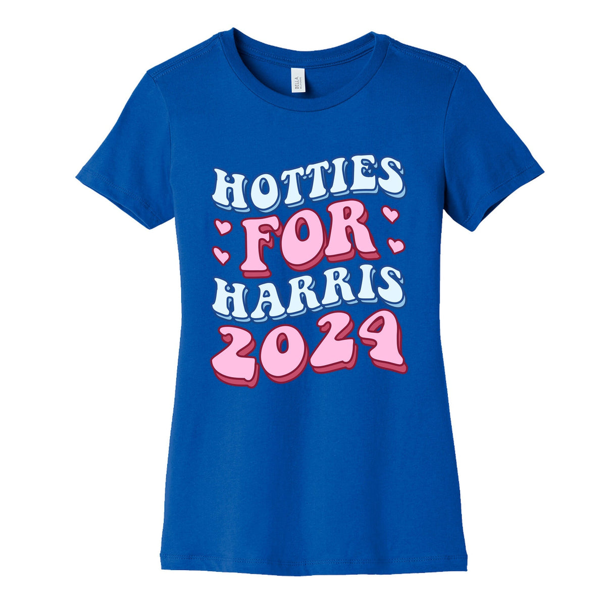 Hotties for Harris 2024 Womens Cotton Tee Unisex