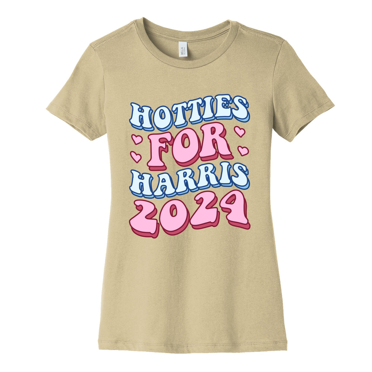 Hotties for Harris 2024 Womens Cotton Tee Unisex