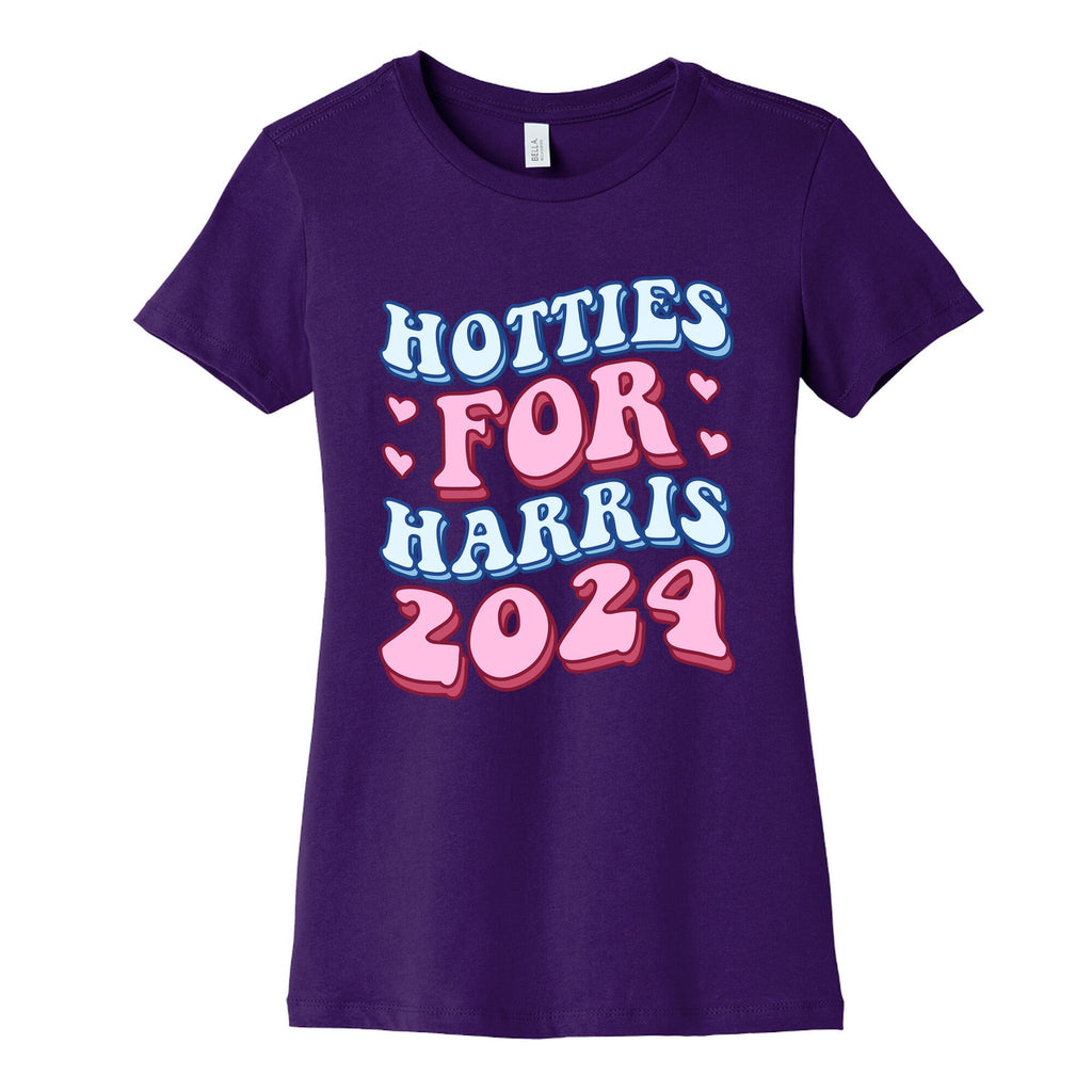 Hotties for Harris 2024 Womens Cotton Tee Unisex