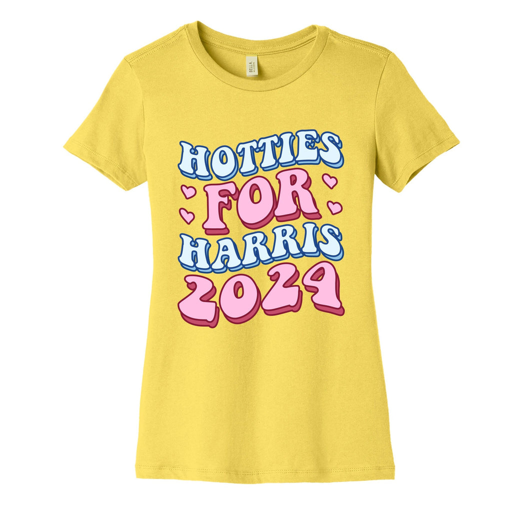 Hotties for Harris 2024 Womens Cotton Tee Unisex