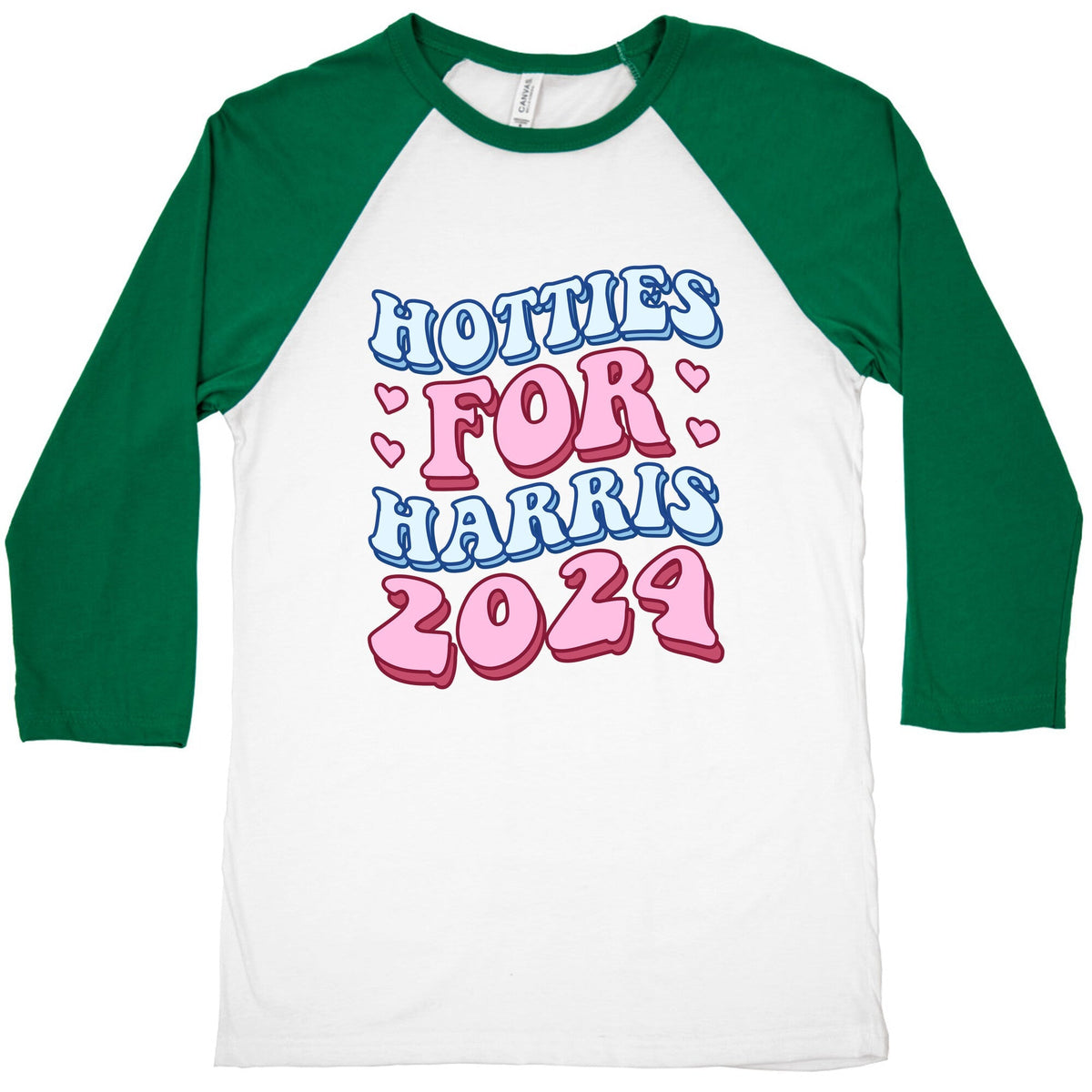 Hotties for Harris 2024 Baseball Tee Unisex