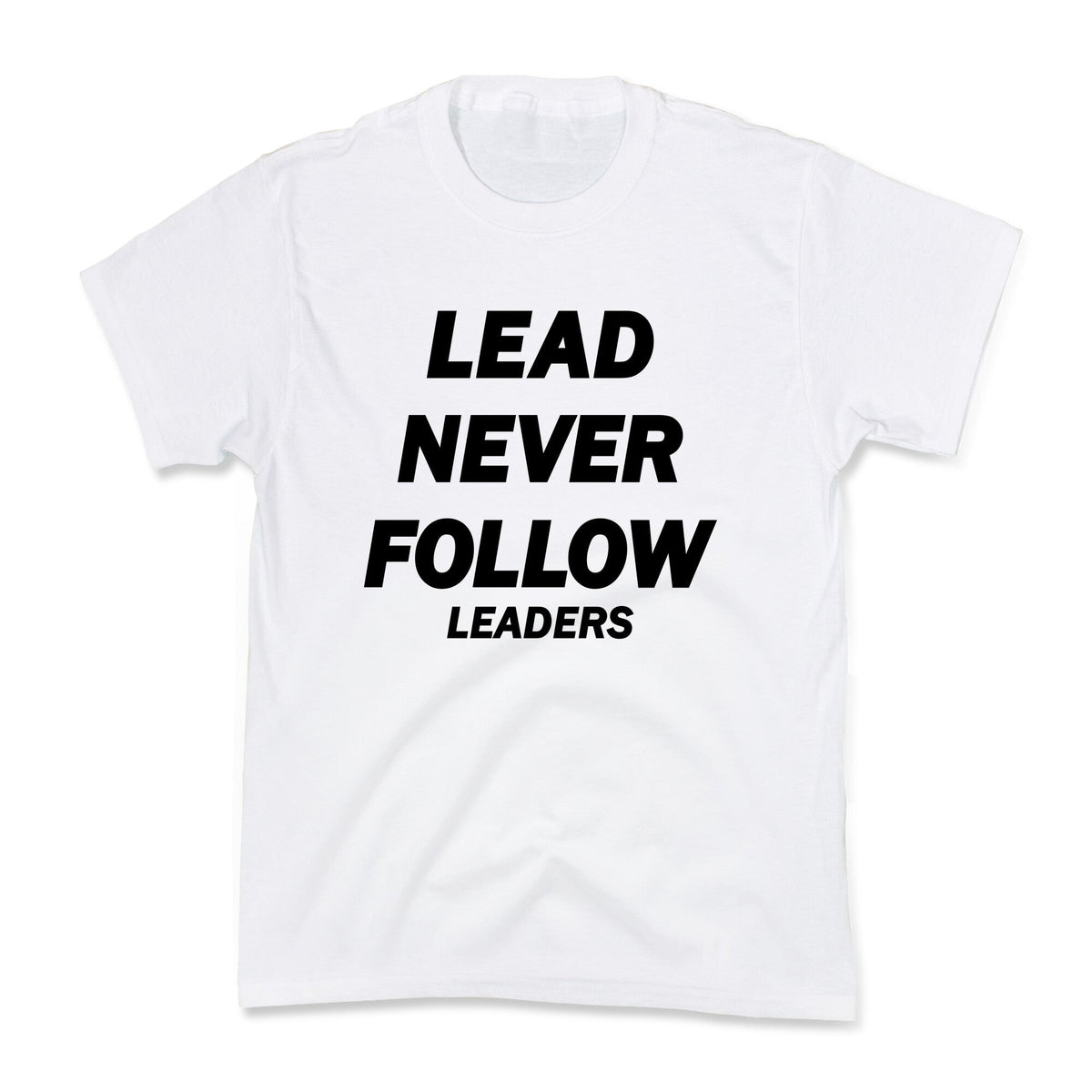 Lead Never Follow Kids Tee Unisex