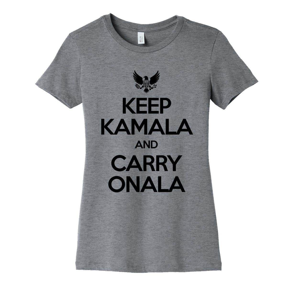 Keep Kamala and Carry Onala Womens Cotton Tee Unisex