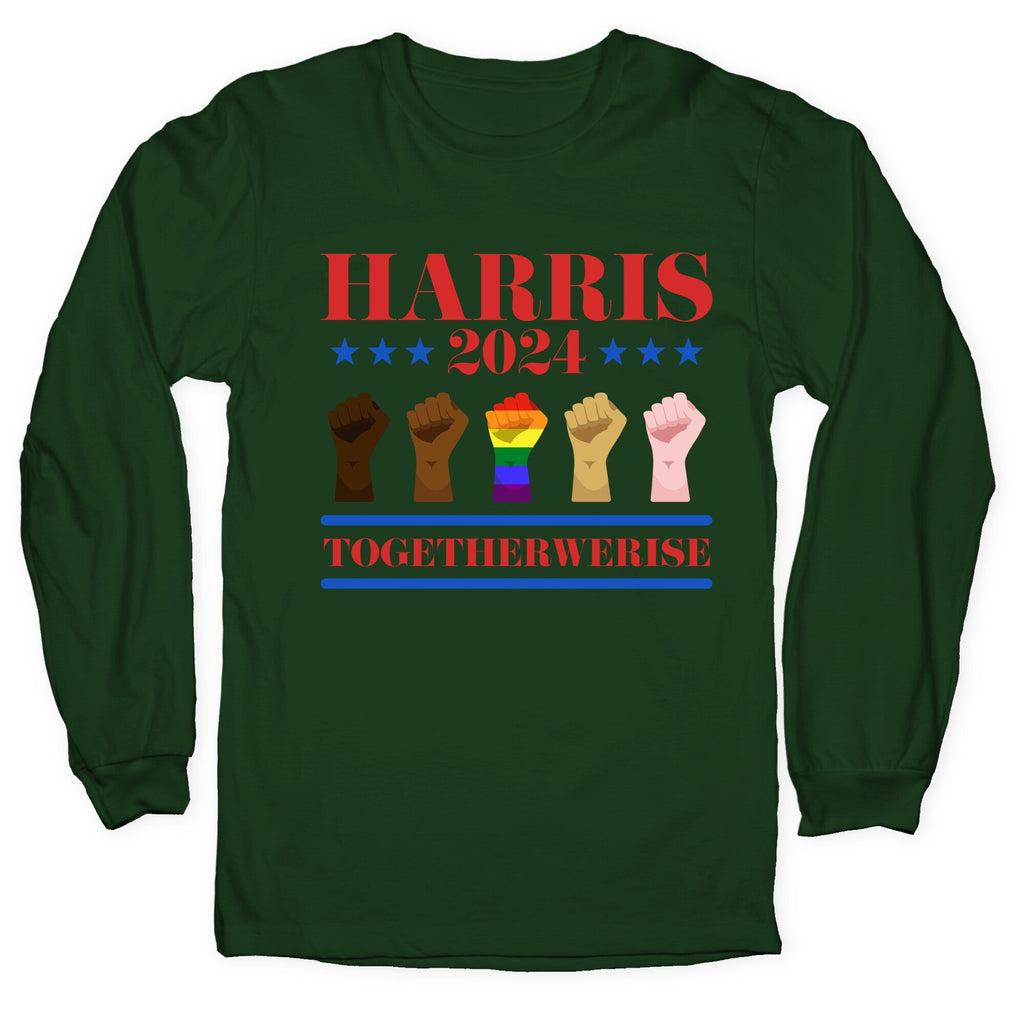 Together We Rise Harris 2024 Longsleeve Tee Unisex