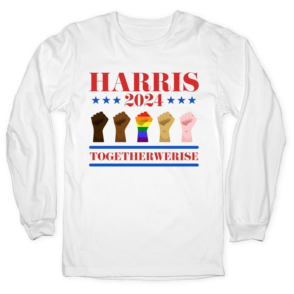 Together We Rise Harris 2024 Longsleeve Tee Unisex